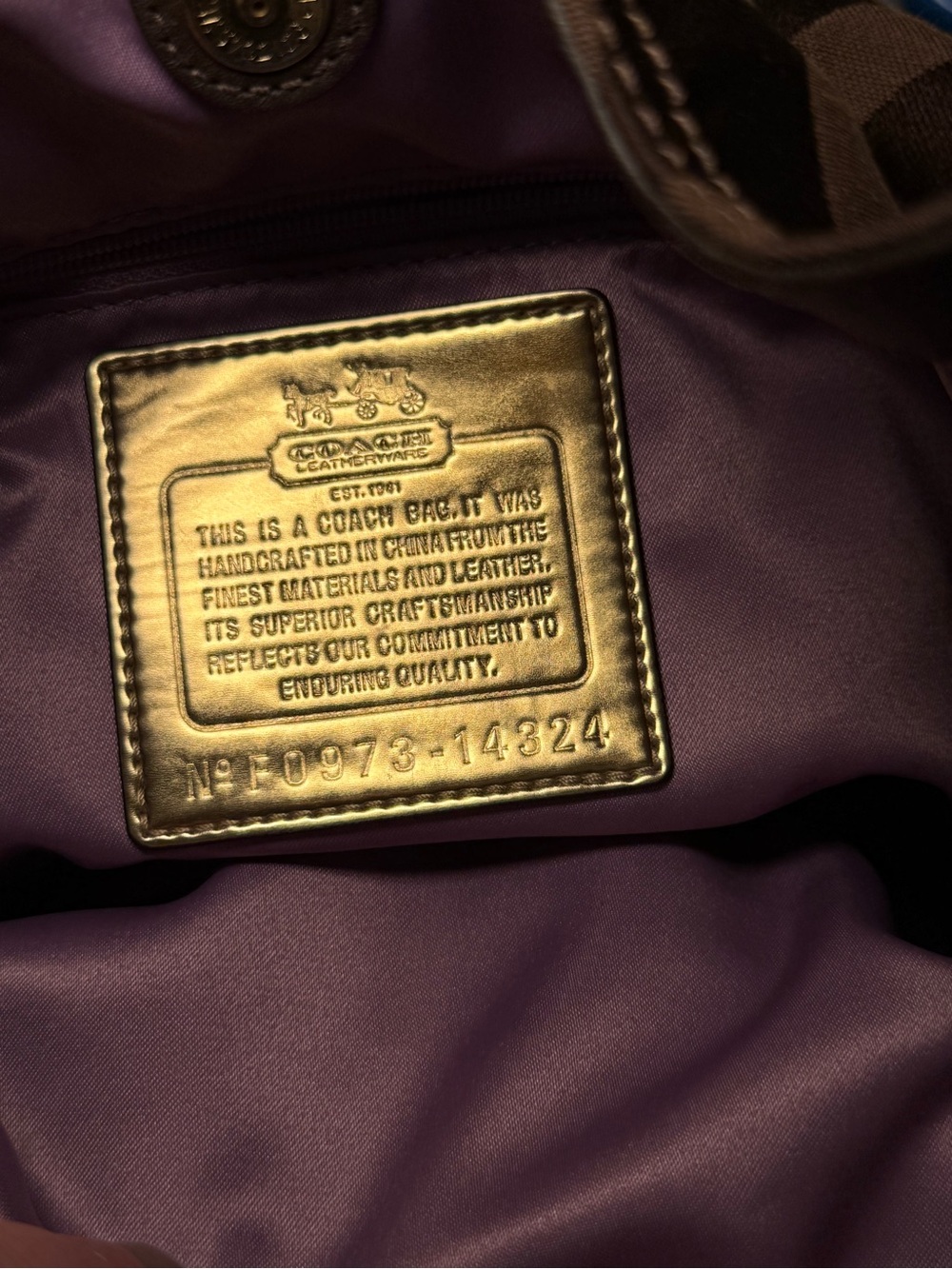 COACH Brown Madison Maggie Handbag - Picture 9 of 10